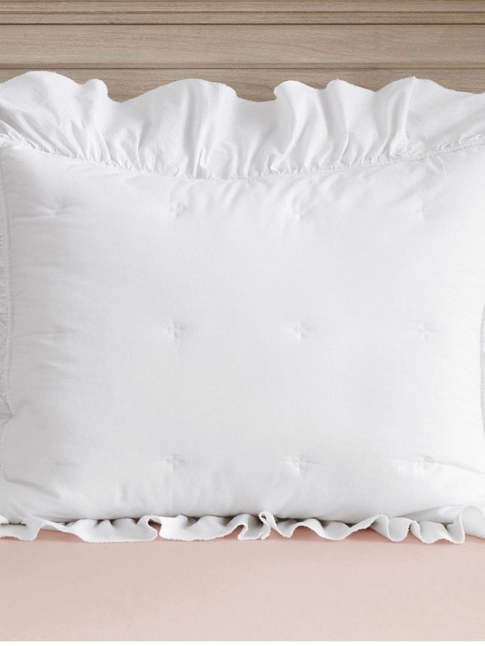 Pottery barn teen Washed Cotton Ruffle Standard Sham